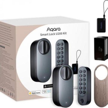 Aqara U200 Akıllı Kapı Kilidi Siyah