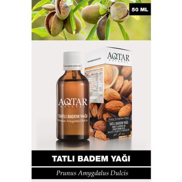 Aqtar 50 ml Tatlı Badem Yağı