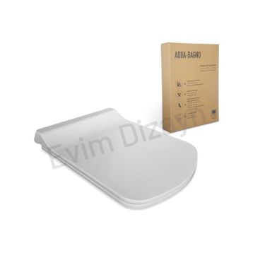 Aqua Bagno Basic Yavaş Kapanan Klozet Kapağı