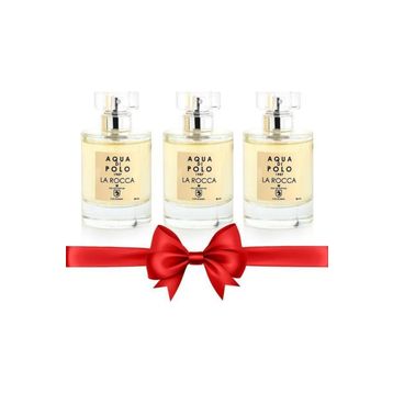 Aqua Di Polo STCC000201 La Rocca 50 ml EDP Kadın Parfüm 3'lü Hediye Seti
