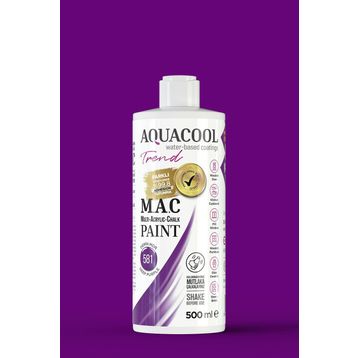 AquaCool 581 Derin Mor 1000 ml Akrilik Boya