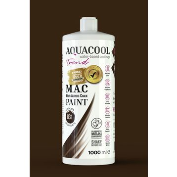 AquaCool 831 Çikolata 1000 ml Akrilik Boya