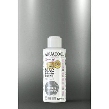 Aquacool 901 Gümüş 500 ml Akrilik Boya