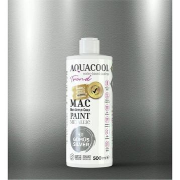 Aquacool 901 Gümüş 500 ml Akrilik Boya