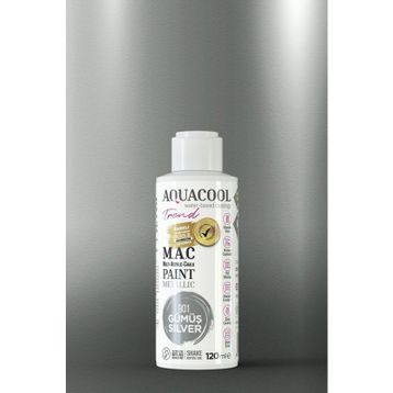 Aquacool 901 Gümüş 500 ml Akrilik Boya