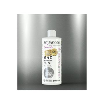 Aquacool 901 Gümüş 500 ml Akrilik Boya