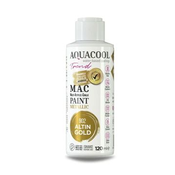 Aquacool 902 Altın 120 ml Akrilik Boya