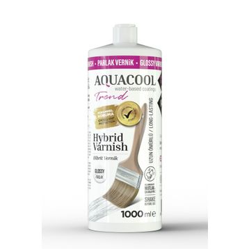 Aquacool Hibrit Parlak 1000 ml Vernik