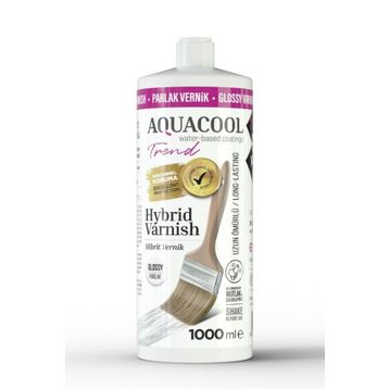 Aquacool Hibrit Parlak 1000 ml Vernik