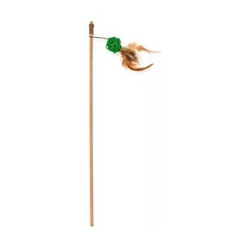 Aquael Ecomfy Toy Gaia Rod Rattan Tüylü 50 cm Kedi Oltası Oyuncağı