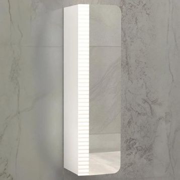 Aquanil Anemon 35 cm Beyaz Banyo Boy Dolabı