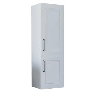 Aquanil Monaco 40 cm Beyaz Banyo Boy Dolabı