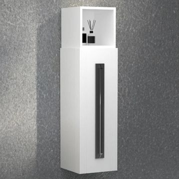 Aquanil Nueva 32 cm Beyaz Banyo Boy Dolabı