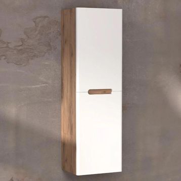 Aquanil Olimpia 40 cm Dorado Beyaz Banyo Boy Dolabı