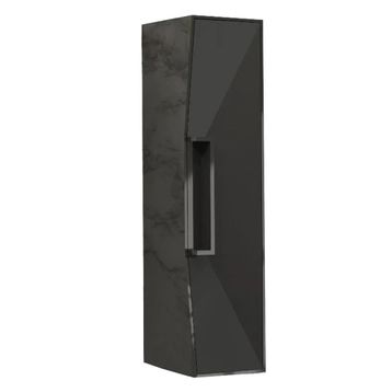Aquanil Omente 25 cm Siyah Banyo Boy Dolabı