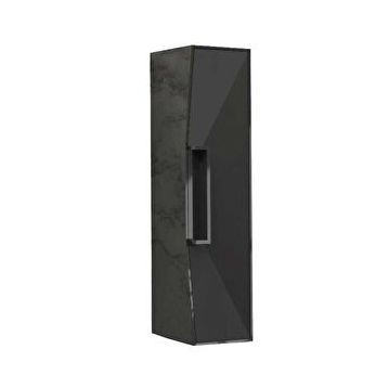 Aquanil Omente 25 cm Siyah Banyo Boy Dolabı