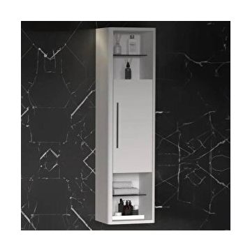 Aquanil Prestige 39 cm Beyaz Banyo Boy Dolabı