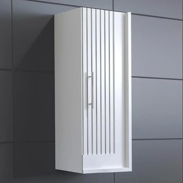 Aquanil Sagra 32 cm Beyaz Banyo Boy Dolabı