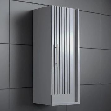 Aquanil Sagra 32 cm Gri Banyo Boy Dolabı