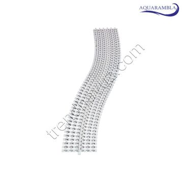 Aquarambla Eko Dalga Desen Tek Geçme 20 cm 2 cm Havuz Izgarası