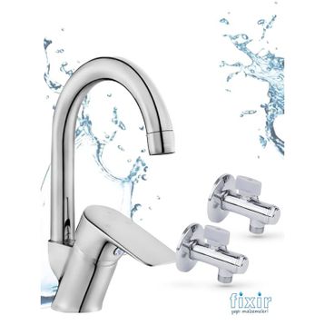 AR Fia Kuğu Lavabo Bataryası