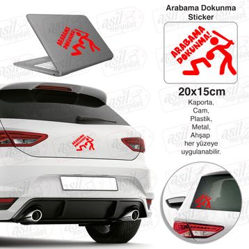 Arabama Dokunma! Oto Sticker