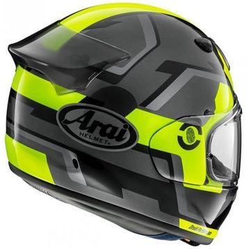 Arai Quantic Face Fluor Yellow Kapalı Kask