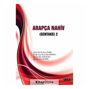 Arapça Nahiv - Sentaks 2 - Hasan Selim Kıroğlu