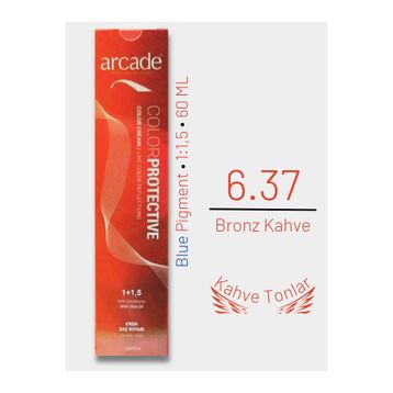 Arcade 6.37 Bronz Kahve 60 ml Saç Boyası
