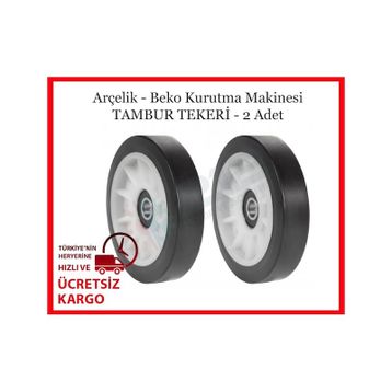 Arçelik 3886 WF 2 Adet Çamaşır Kurutma Makinesi Tekerleği