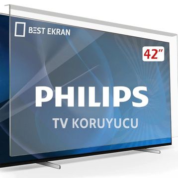 Arçelik 42 İnç 106 Ekran Tv Ekran Koruma Paneli Kırılmaz Şeffaf Ekran Koruyucu