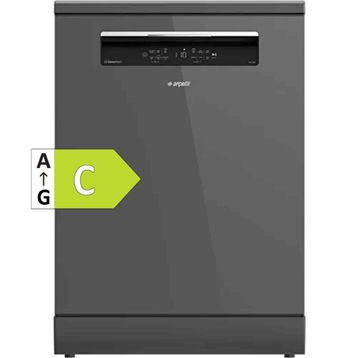 Arçelik 6167 Grion Gri 6 Programlı Bulaşık Makinesi