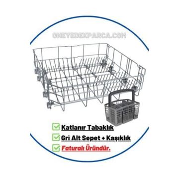 Arçelik 6271 Gri Bulaşık Makinesi Alt Sepet