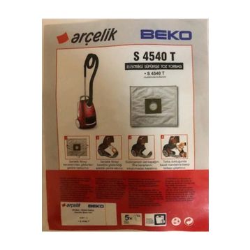 Arçelik 6355 20 Adet Bez Toz Torbası