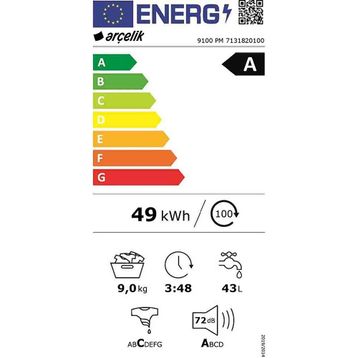 Arçelik 9100 Çamaşır Makinesi