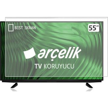 Arçelik A55L67505B Uyumlu Tv Ekran Koruyucu 3 mm Ekran Koruma Paneli