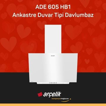 Arçelik ADE 605 HB1 Ankastre Duvar Tipi Davlumbaz