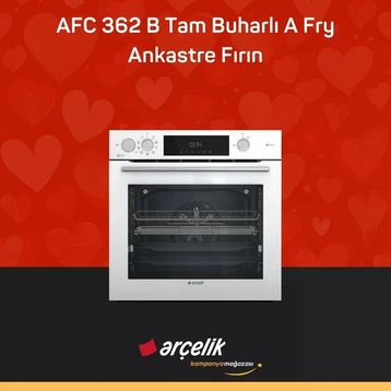 Arçelik AFC 362 B Beyaz Ankastre Fırın