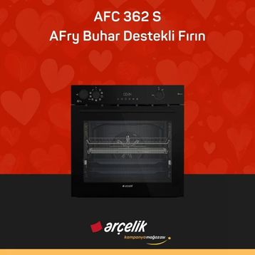 Arçelik AFC 362 S Siyah Ankastre Fırın