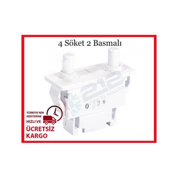 Arçelik AR 4249 T FH Buzdolabı Kapı Butonu Düğmesi