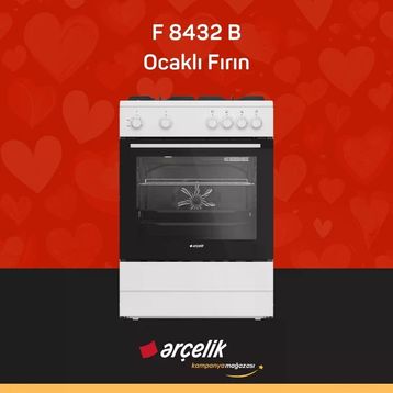 Arçelik F 8432 B Ocaklı Fırın