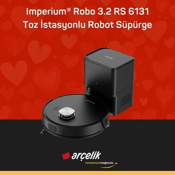 Arçelik Imperium Robo 3.2 RS 6131 Toz İstasyonlu Robot Süpürge