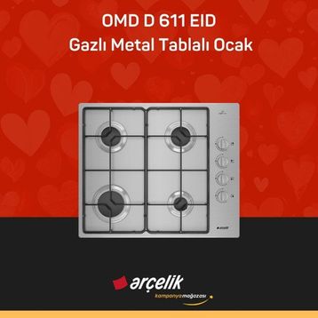 Arçelik OMD D 611 EID Inox Ankastre Ocak