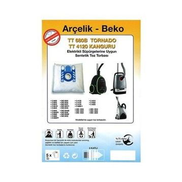 Arçelik Orbital S6800-S6810-S6820-S6840-S6860 20 Adet Toz Torbası