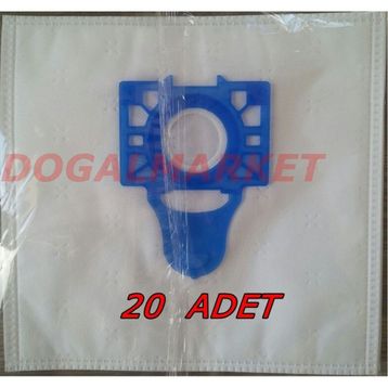 Arçelik Orijinal S 6255 20 Adet Toz Torbası + Filtre Hediyeli
