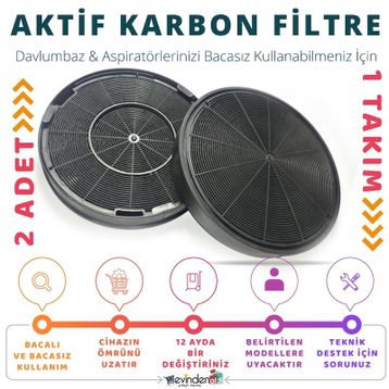 Arçelik P 27 B Davlumbaz Karbon Filtresi