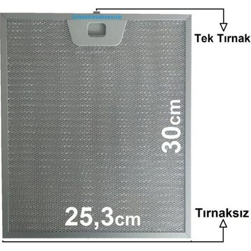 Arçelik P 30 YI Davlumbaz Filtresi Aspiratör Filtre