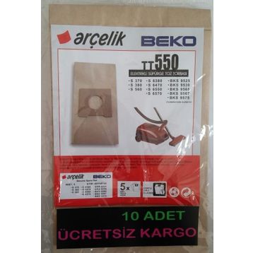Arçelik S 370 380 Süpürge Torbası