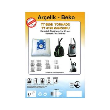 Arçelik S-4124 Kanguru Süpürge Torbası