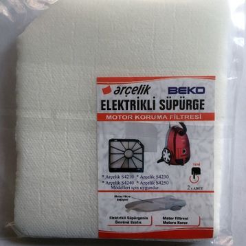 Arçelik S 4210 4230 4240 4250 Süpürge Motor Koruma Filtresi 22'li